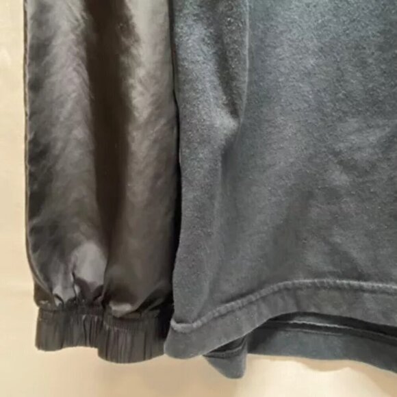 Under Armour UA Sportstyle Anorak Jacket Men's Medium Black Hooded 1/4 Zip - Picture 6 of 12